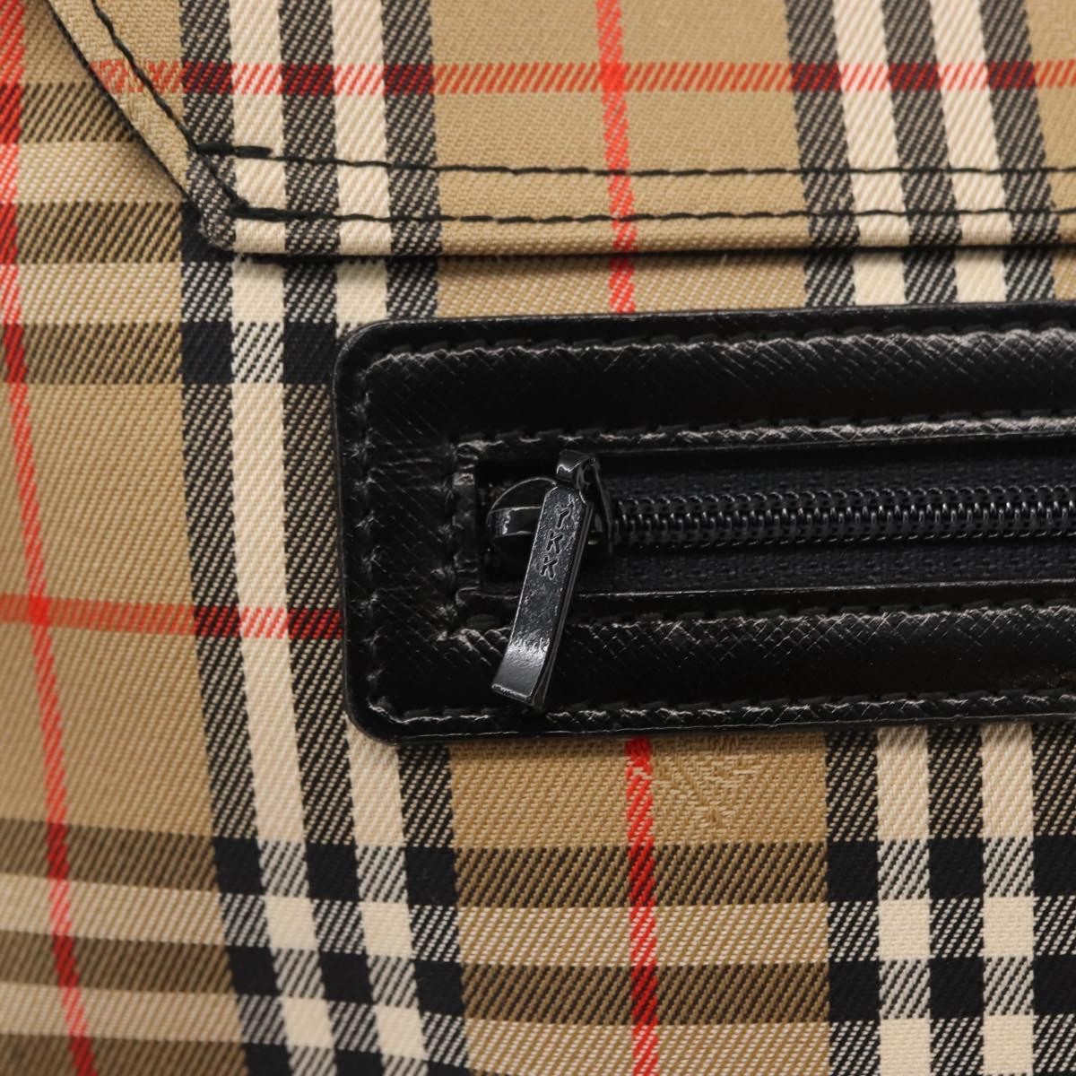 Burberry Nova Check Shoulder Bag Canvas Beige Canvas Shoulder Bag
