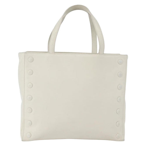 Celine Handbag Leather White Leather Handbag