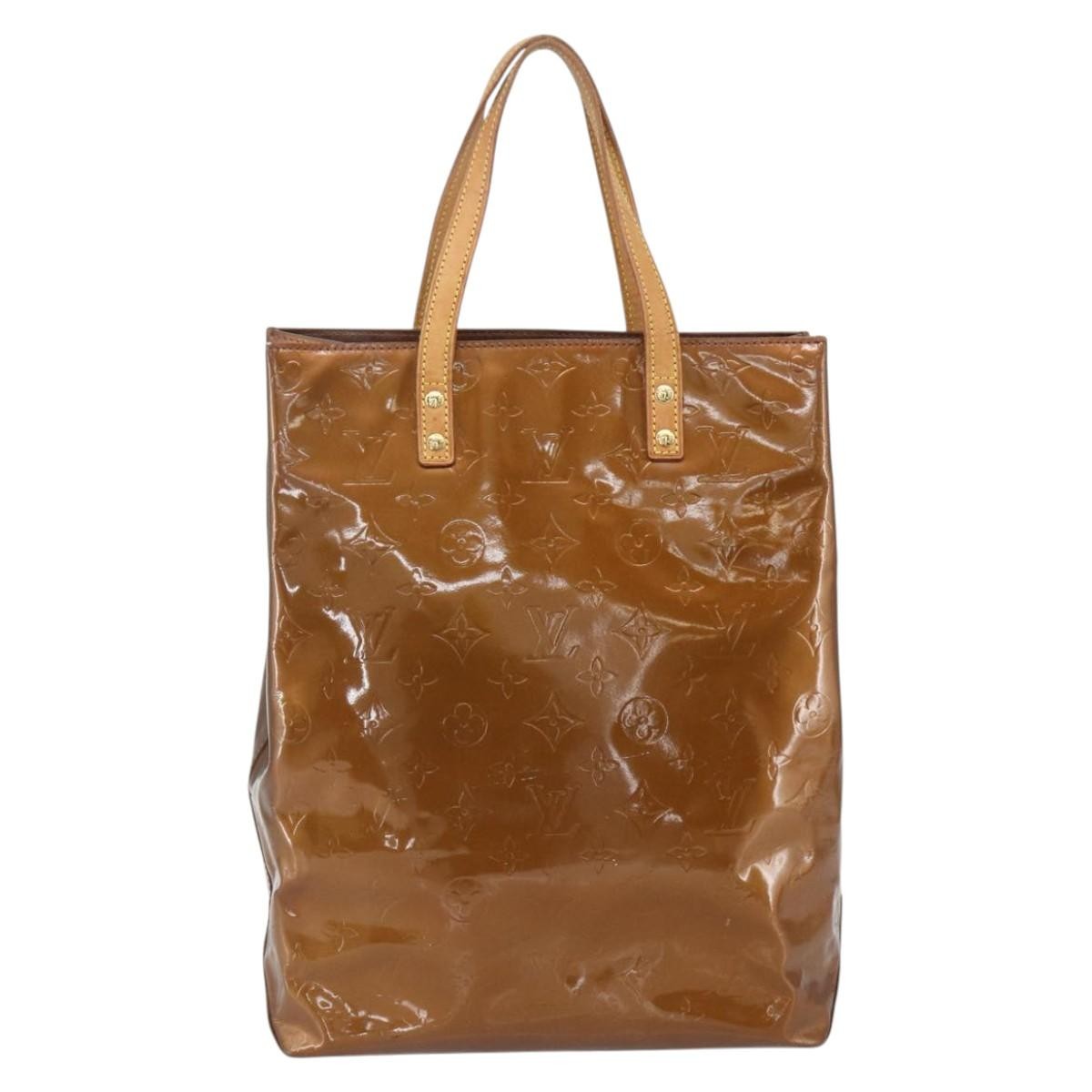 Louis Vuitton Reade Handbag Monogram Vernis Brown Patent_Leather Handbag