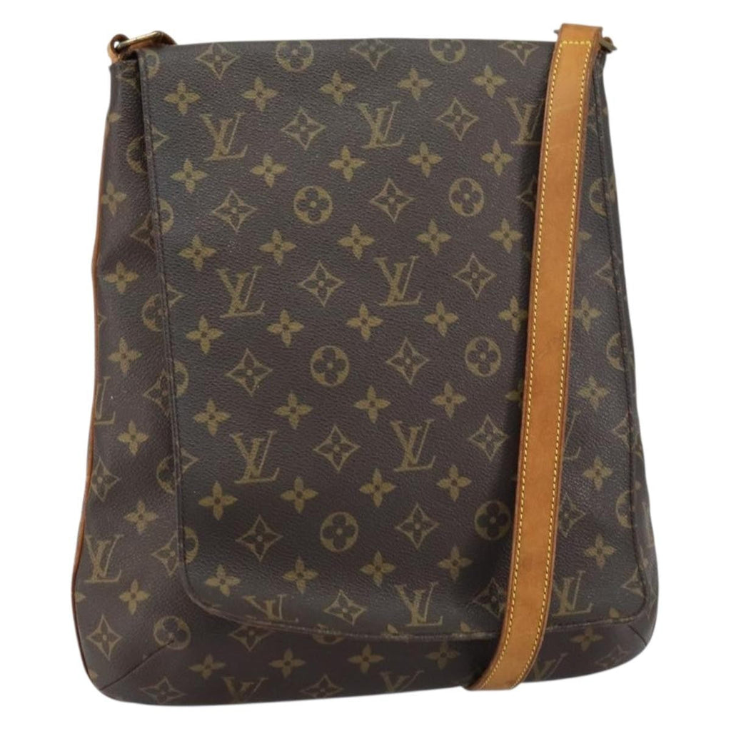 Louis Vuitton Musette Salsa Handbag Monogram Canvas Brown Canvas Shoulder Bag