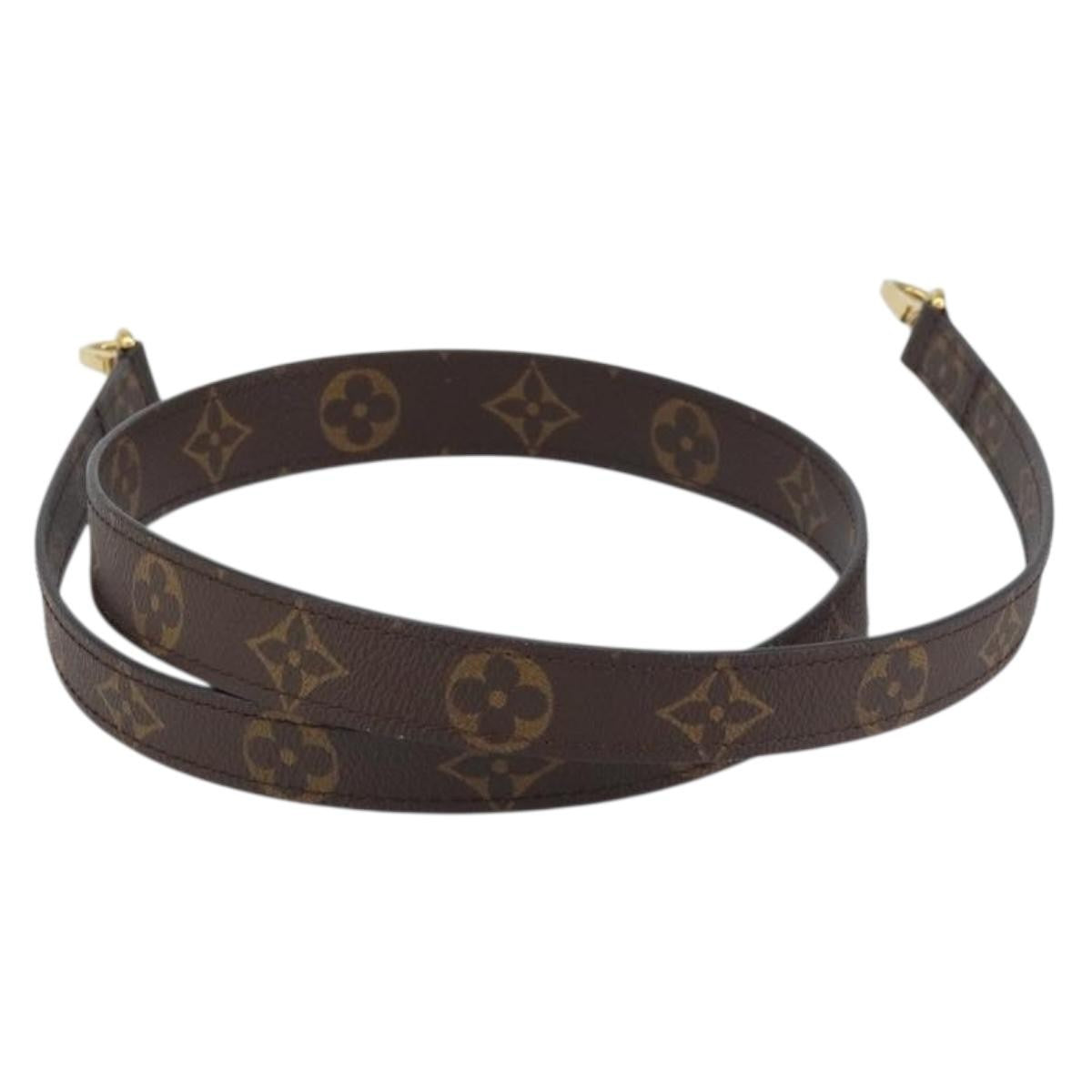 Louis Vuitton Montaigne Shoulder Strap Monogram Canvas Brown Canvas Straps Accessory