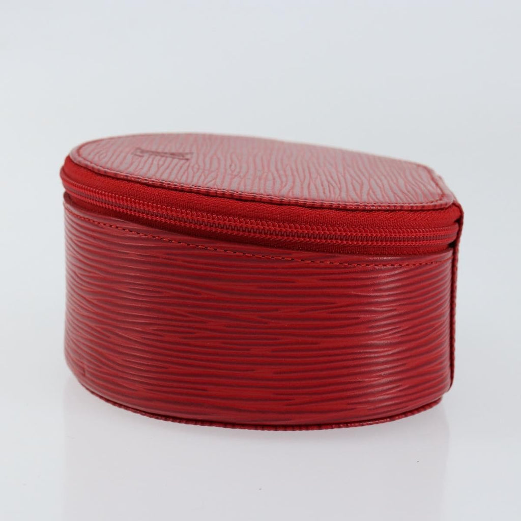 Louis Vuitton Ecrin Bijoux Pouch Epi Leather Red Leather Jewelry Set Jewelry