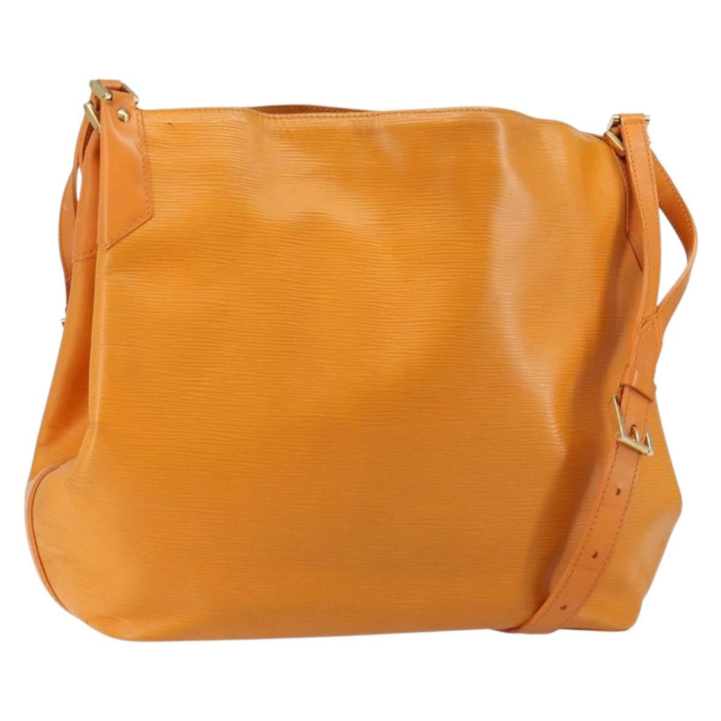 Louis Vuitton Mandara Handbag Epi Leather Orange Leather Shoulder Bag