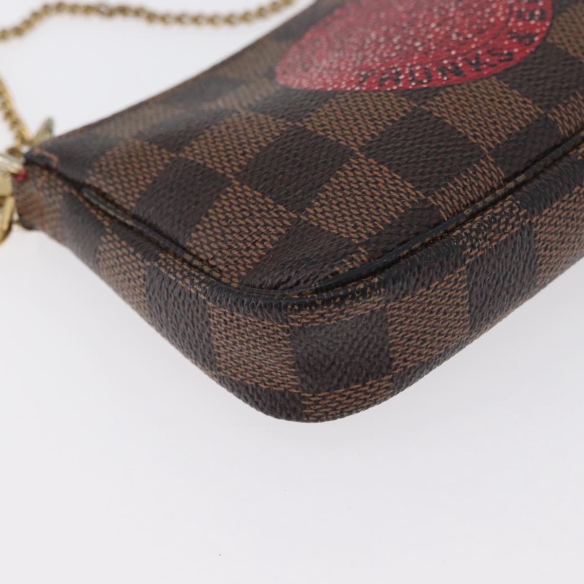 Louis Vuitton Pochette Accessoires Limited Edition Damier Brown Canvas Clutche & Pouche Bag