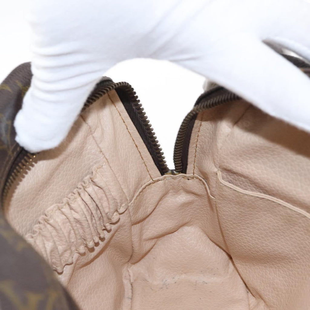 Louis Vuitton Trousse Toiletry Pouch Monogram Canvas Brown Canvas Toiletry Case Accessory
