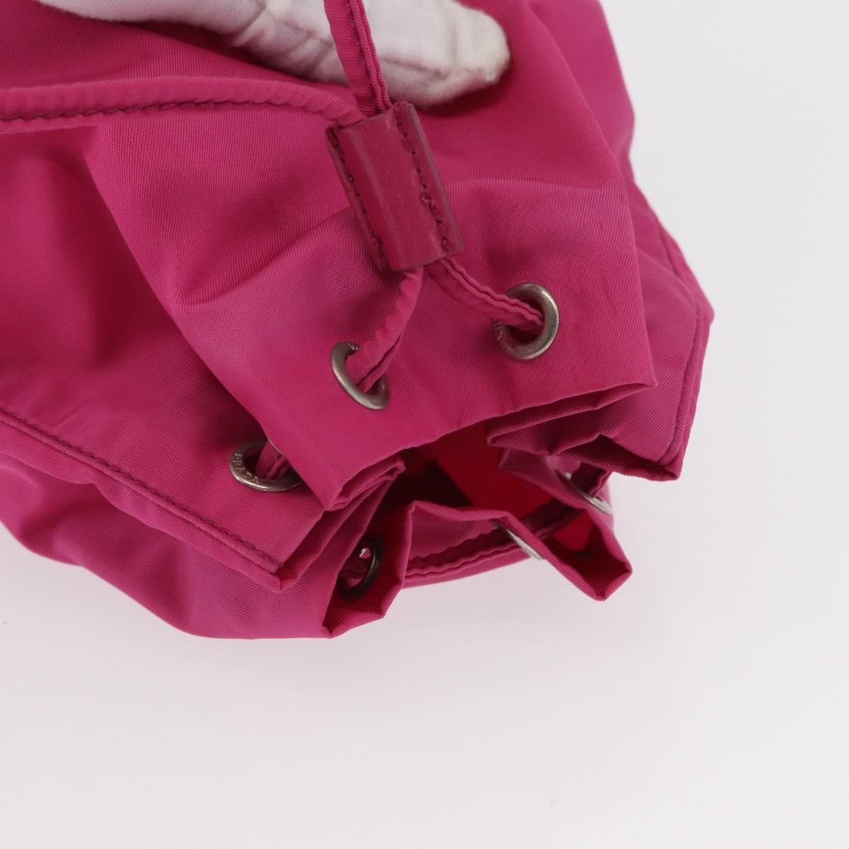 Prada Pochette Nylon Pink Nylon Clutche & Pouche Bag