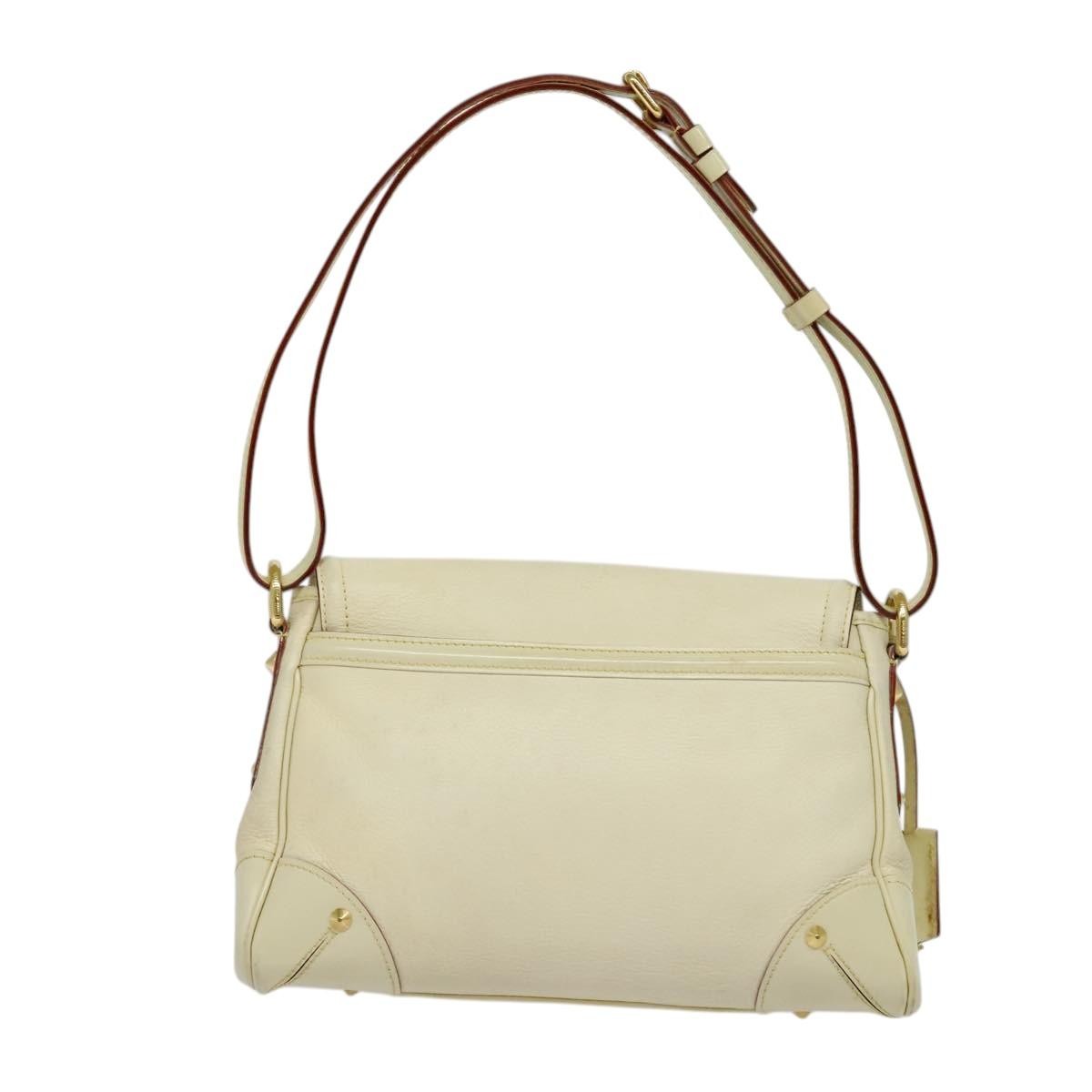 Louis Vuitton Suhali L'essentiel Handbag Leather White Leather Shoulder Bag