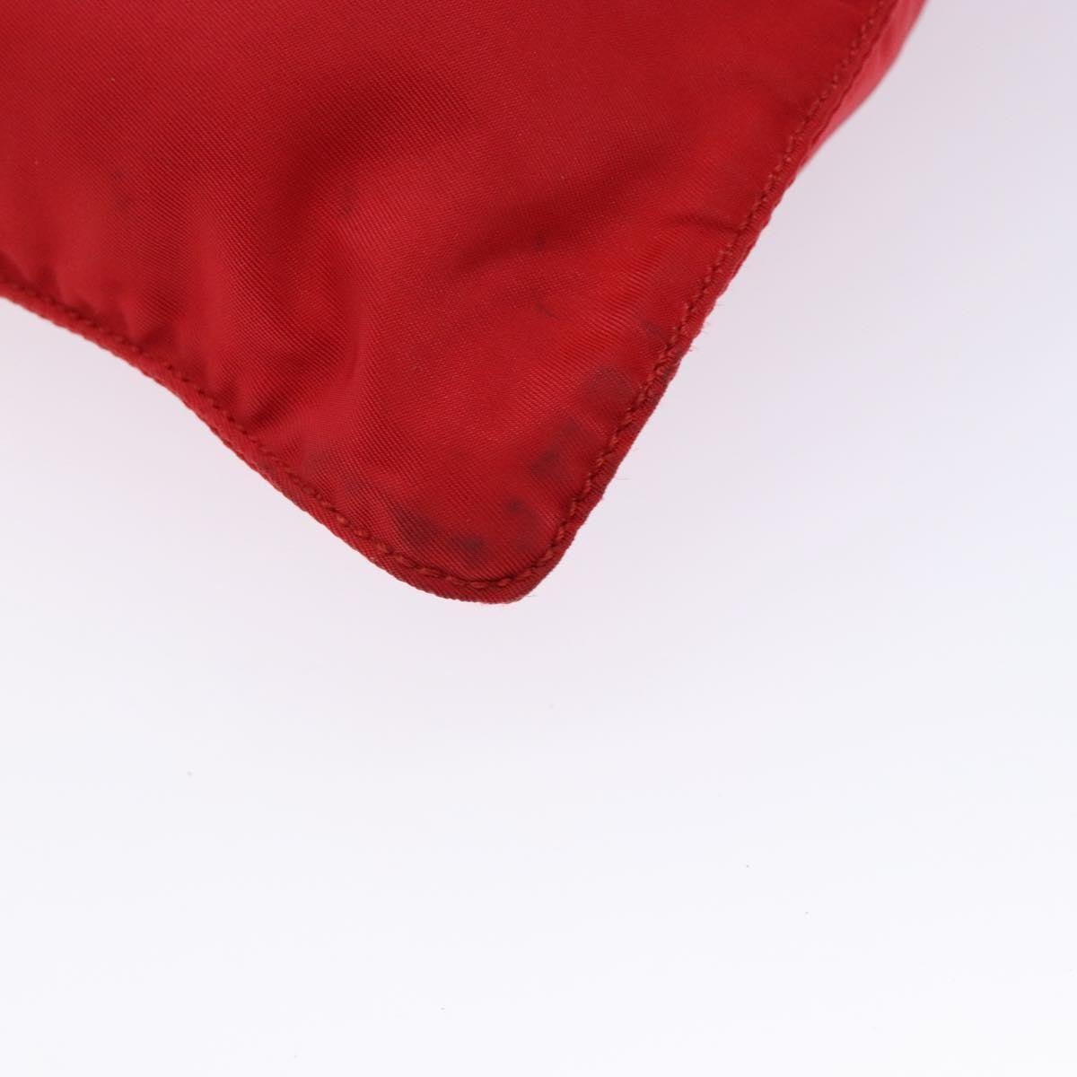 Prada Flat Messenger Bag Tessuto Red Nylon Bag