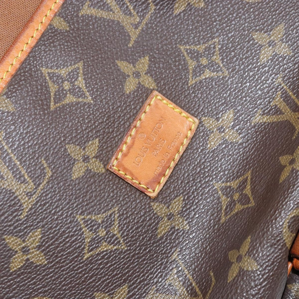 Louis Vuitton Saumur Handbag Monogram Canvas Brown Canvas Shoulder Bag