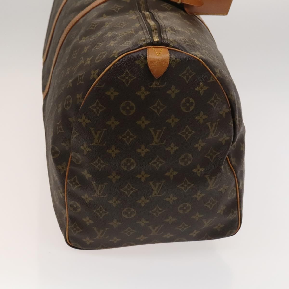 Louis Vuitton Keepall Bag Monogram Canvas Brown Canvas Travel Bag