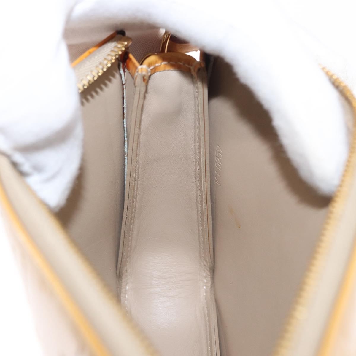 Louis Vuitton Lexington Pochette Patent Leather Beige Patent_Leather Clutche & Pouche Bag