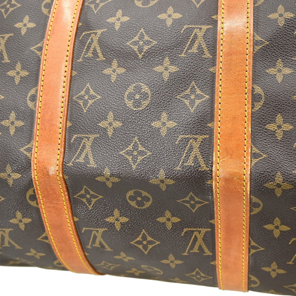 Louis Vuitton Keepall Bag Monogram Canvas Brown Canvas Travel Bag