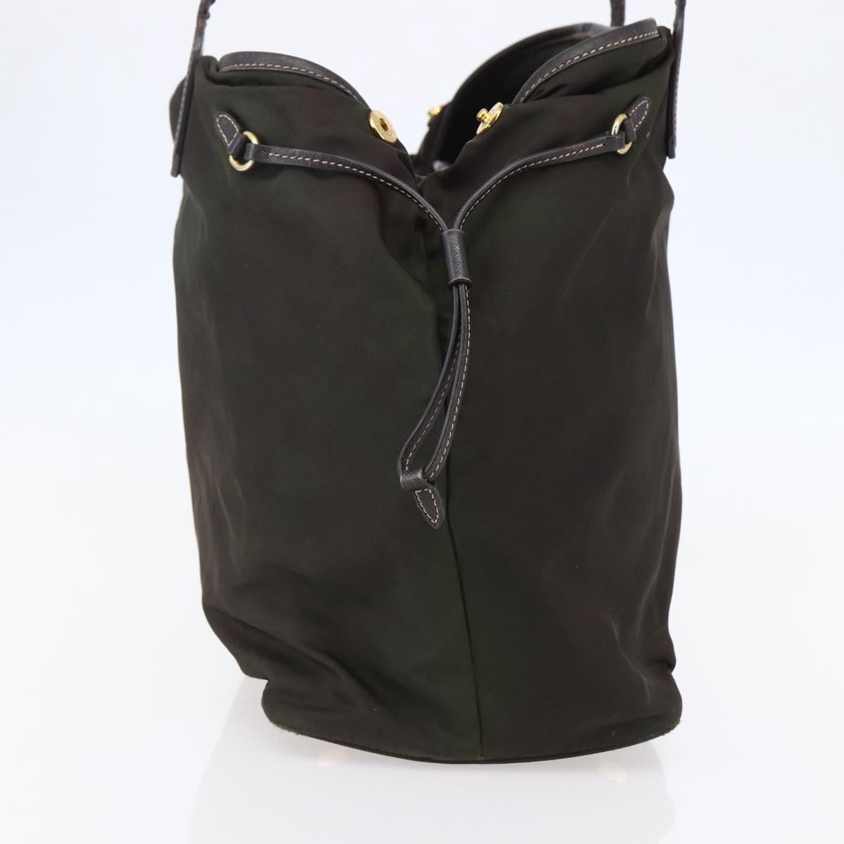 Prada Open Tote Tessuto Khaki Nylon Tote Bag Bag