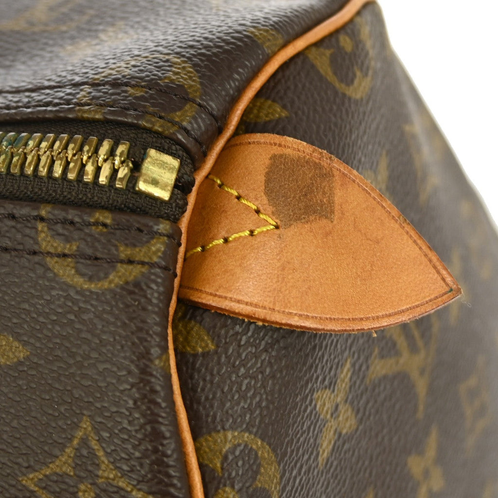 Louis Vuitton Keepall Bag Monogram Canvas Brown Canvas Travel Bag