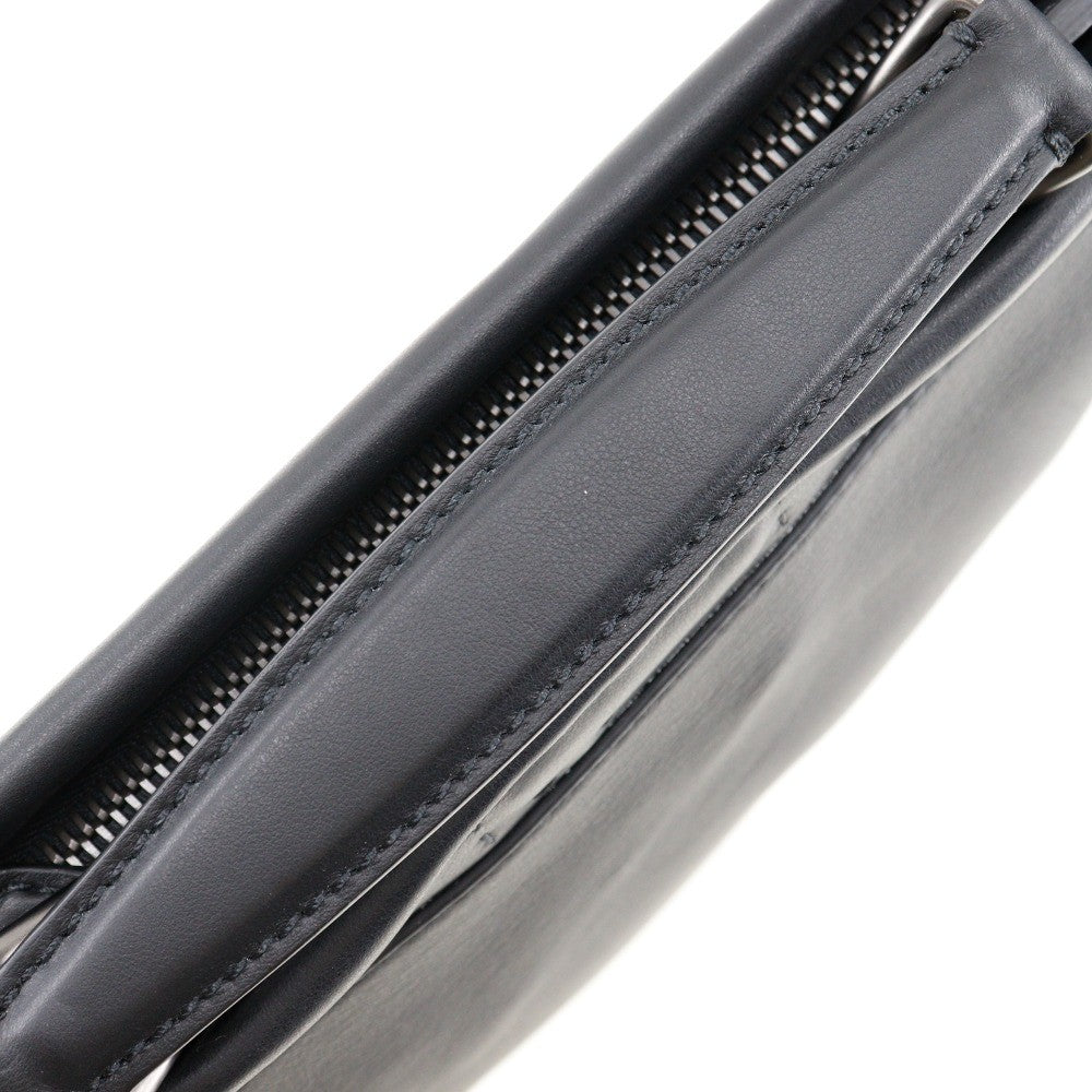 Fendi Peekaboo Iconic Fit Bag Leather Black Leather Briefcase Bag