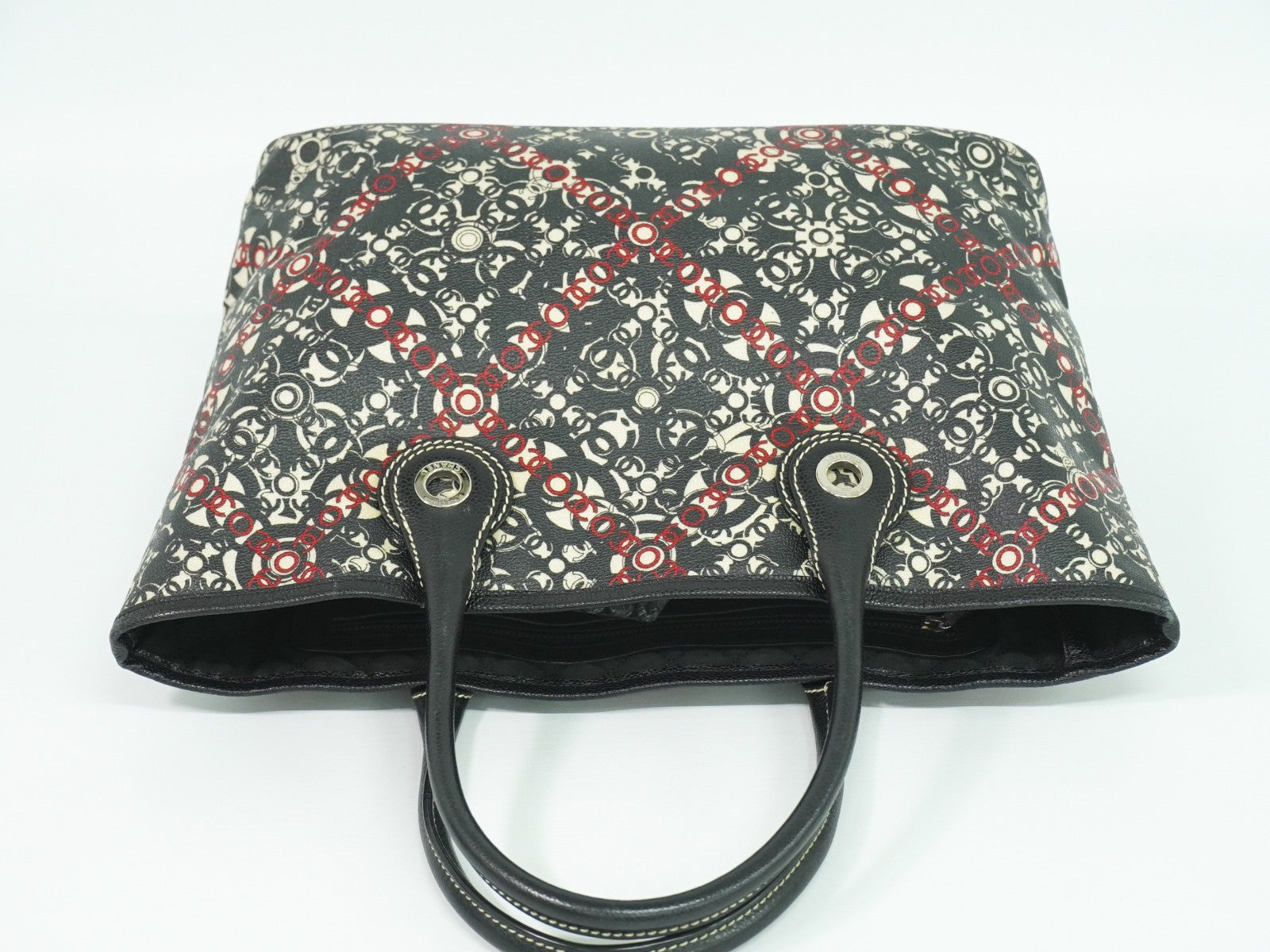 Chanel Optic Coco Tote Printed Coated Canvas With Caviar Multicolour Canvas Tote Bag Bag