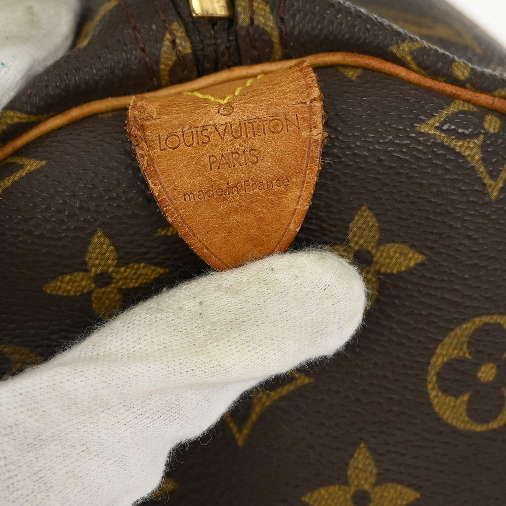 Louis Vuitton Keepall Bag Monogram Canvas Brown Canvas Travel Bag