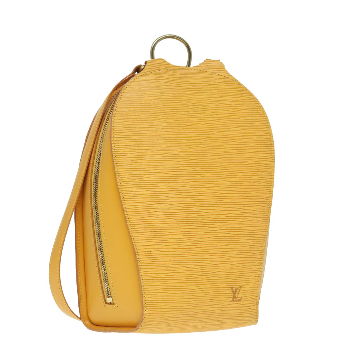 Louis Vuitton Mabillon Backpack Epi Leather Yellow Leather Backpack Bag