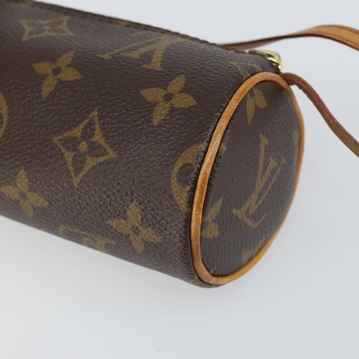 Louis Vuitton Papillon Pochette Monogram Canvas Brown Canvas Clutche & Pouche Bag