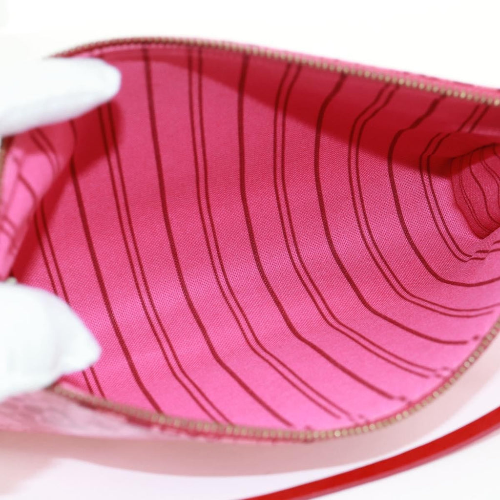Louis Vuitton Pochette Accessoires Cosmic Blossom Pink Pvc Clutche & Pouche Bag