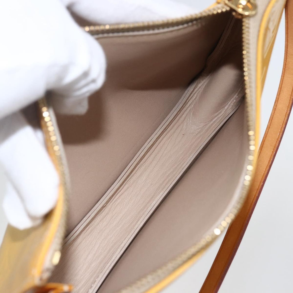 Louis Vuitton Lexington Pochette Monogram Vernis Beige Patent_Leather Clutche & Pouche Bag
