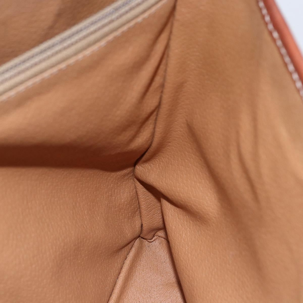 Celine Vintage Macadam Tote Bag Canvas Brown Canvas Tote Bag Bag