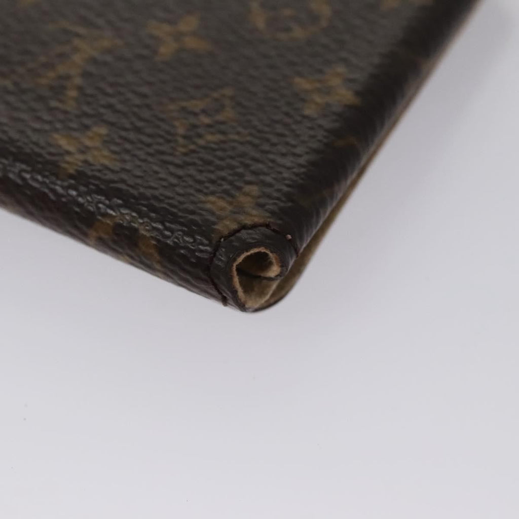 Louis Vuitton Case Jewelry Box Canvas Brown Canvas Wallets Accessory