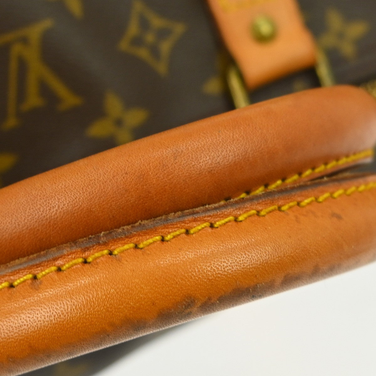 Louis Vuitton Keepall Bag Monogram Canvas Brown Canvas Travel Bag