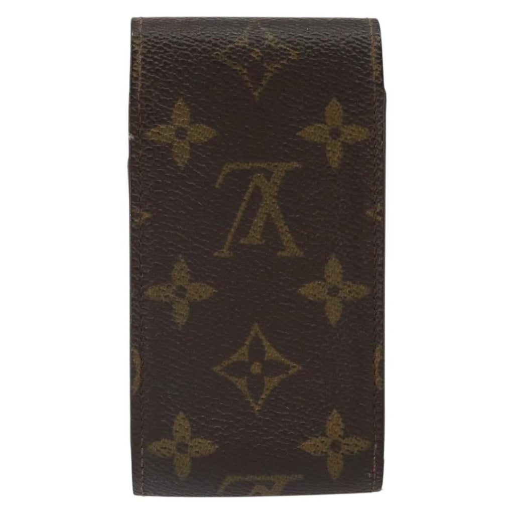 Louis Vuitton Cigarette Case Monogram Canvas Brown Canvas Clutche & Pouche Bag