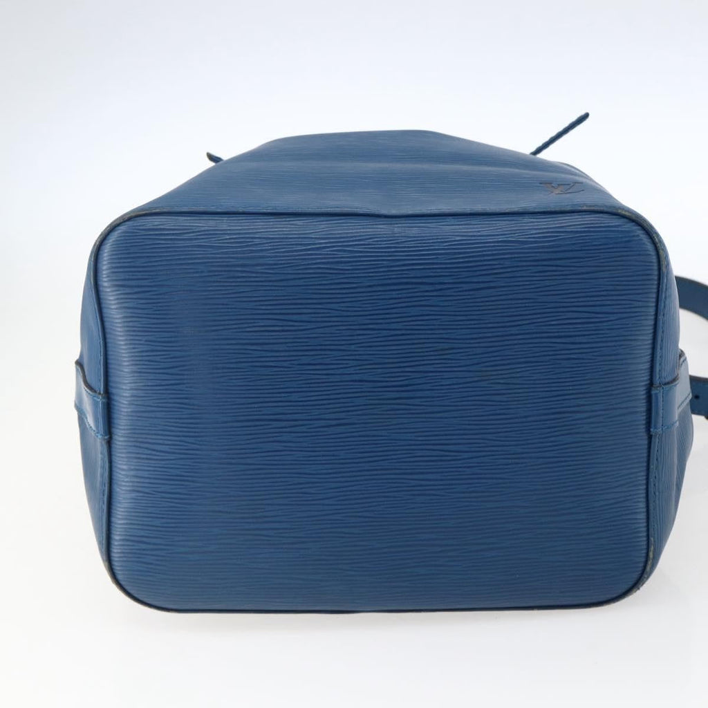 Louis Vuitton Noe Handbag Epi Leather Blue Leather Shoulder Bag