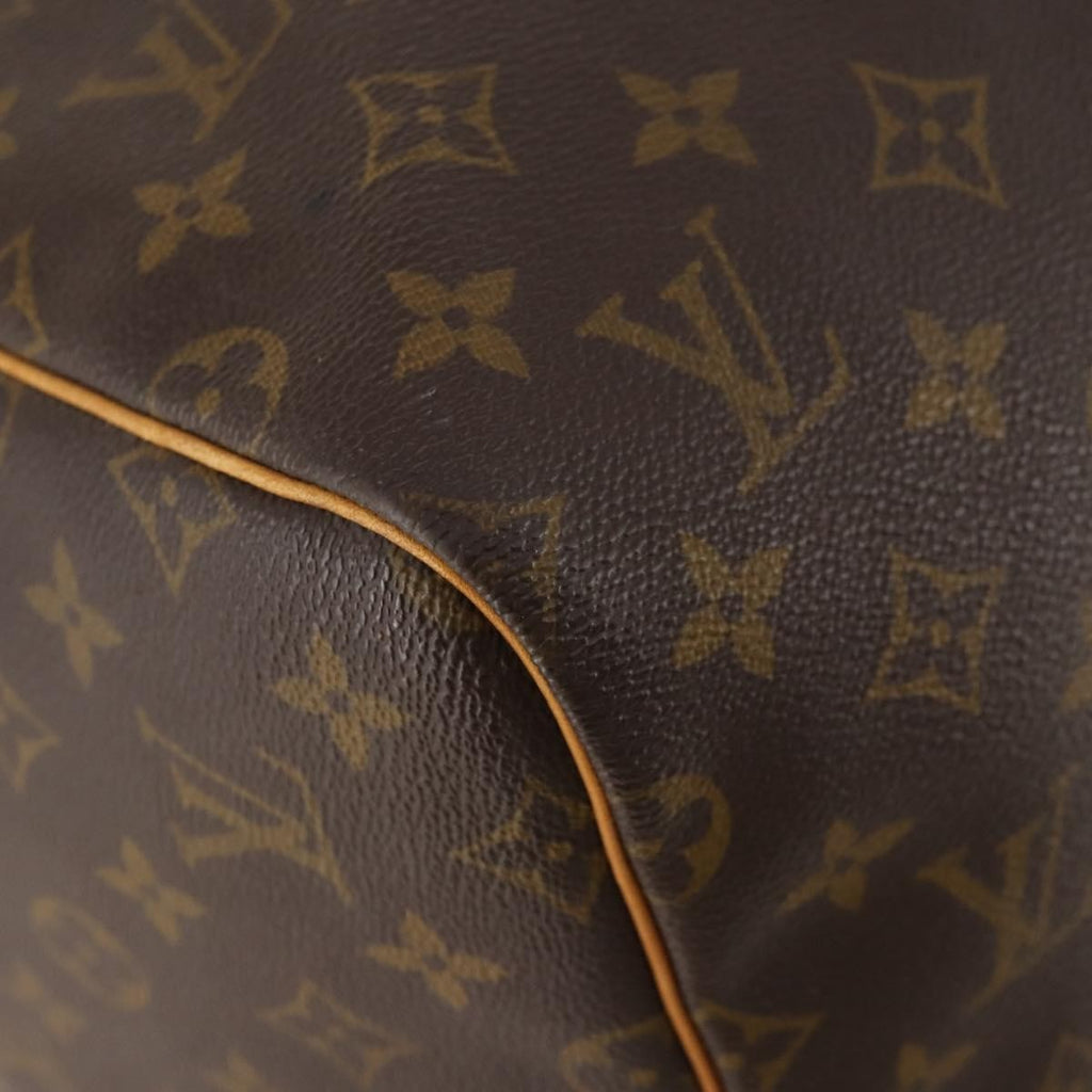 Louis Vuitton Keepall Bag Monogram Canvas Brown Canvas Travel Bag