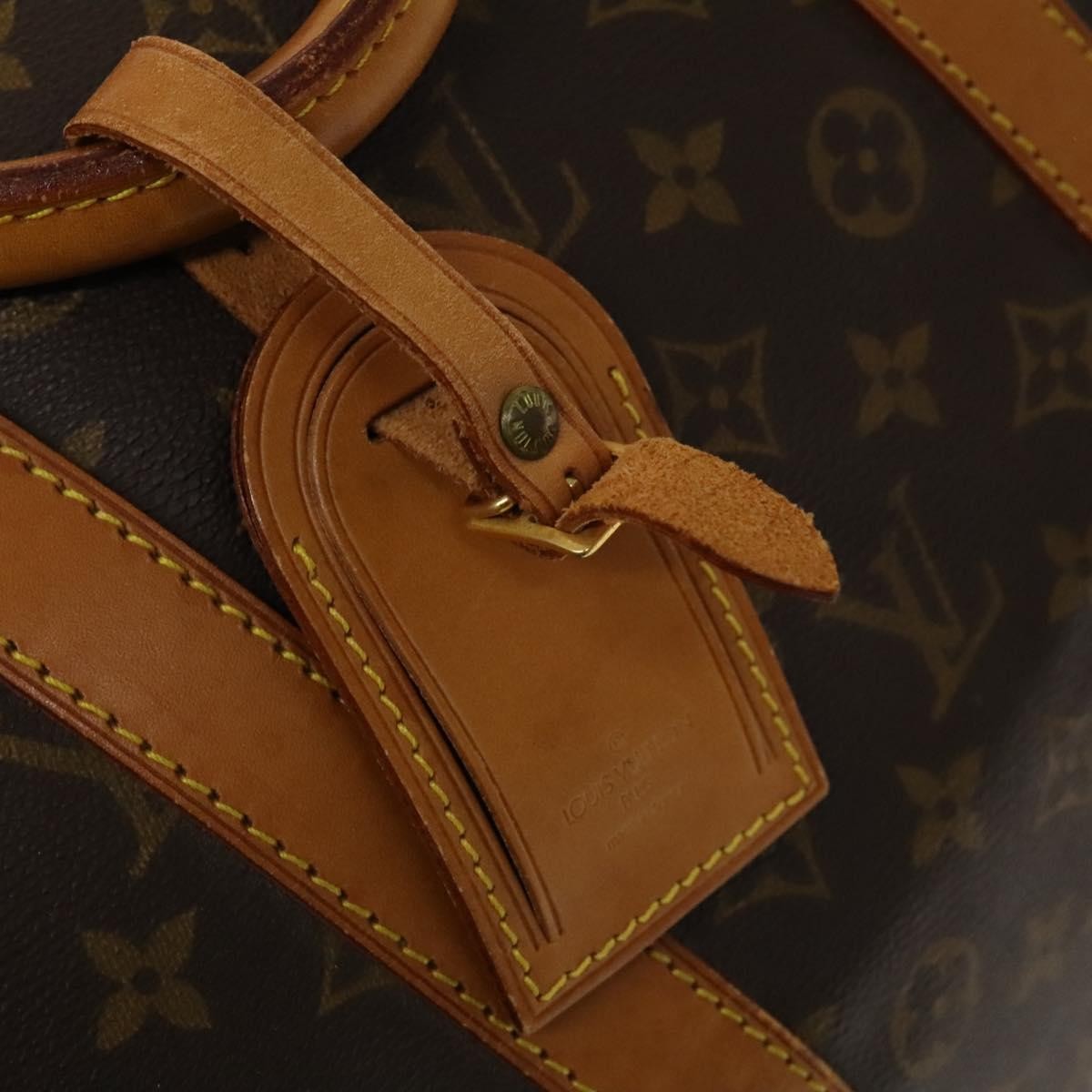 Louis Vuitton Keepall Bag Monogram Canvas Brown Canvas Travel Bag