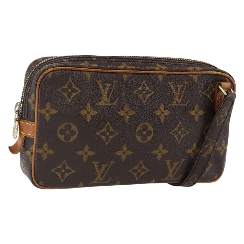 Louis Vuitton Pochette Marly Bandouliere Bag Monogram Canvas Brown Canvas Shoulder Bag