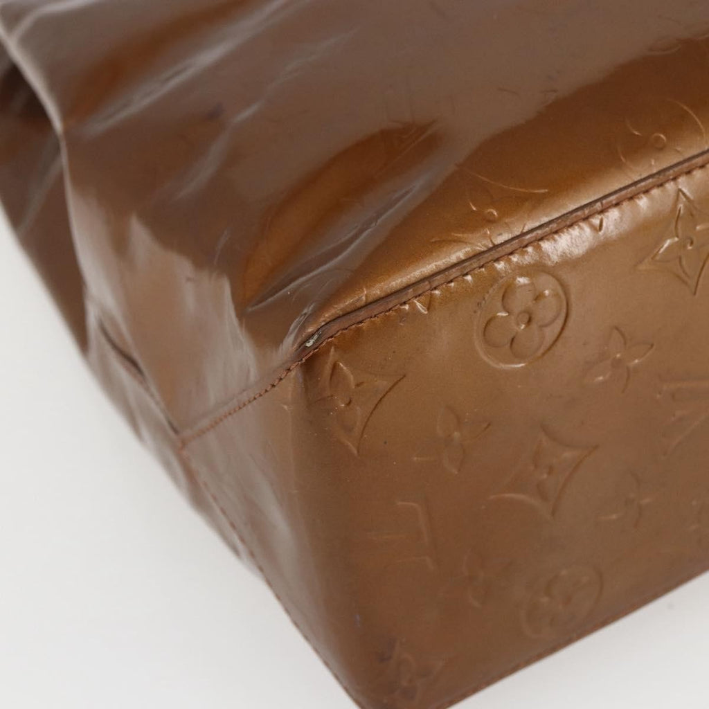 Louis Vuitton Reade Handbag Monogram Vernis Brown Patent_Leather Handbag