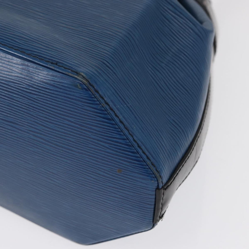 Louis Vuitton Vintage Sac D'epaule Handbag Epi Leather Blue Leather Shoulder Bag
