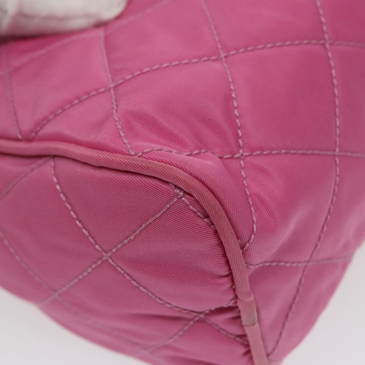 Prada Toiletry Pouch Tessuto Pink Nylon Clutche & Pouche Bag