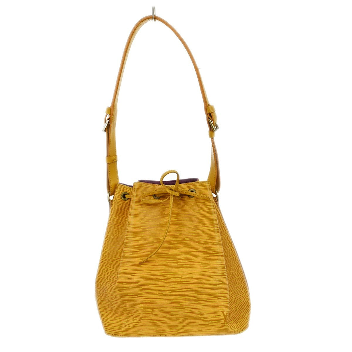 Louis Vuitton Petit Noe Handbag Epi Leather Yellow Leather Shoulder Bag