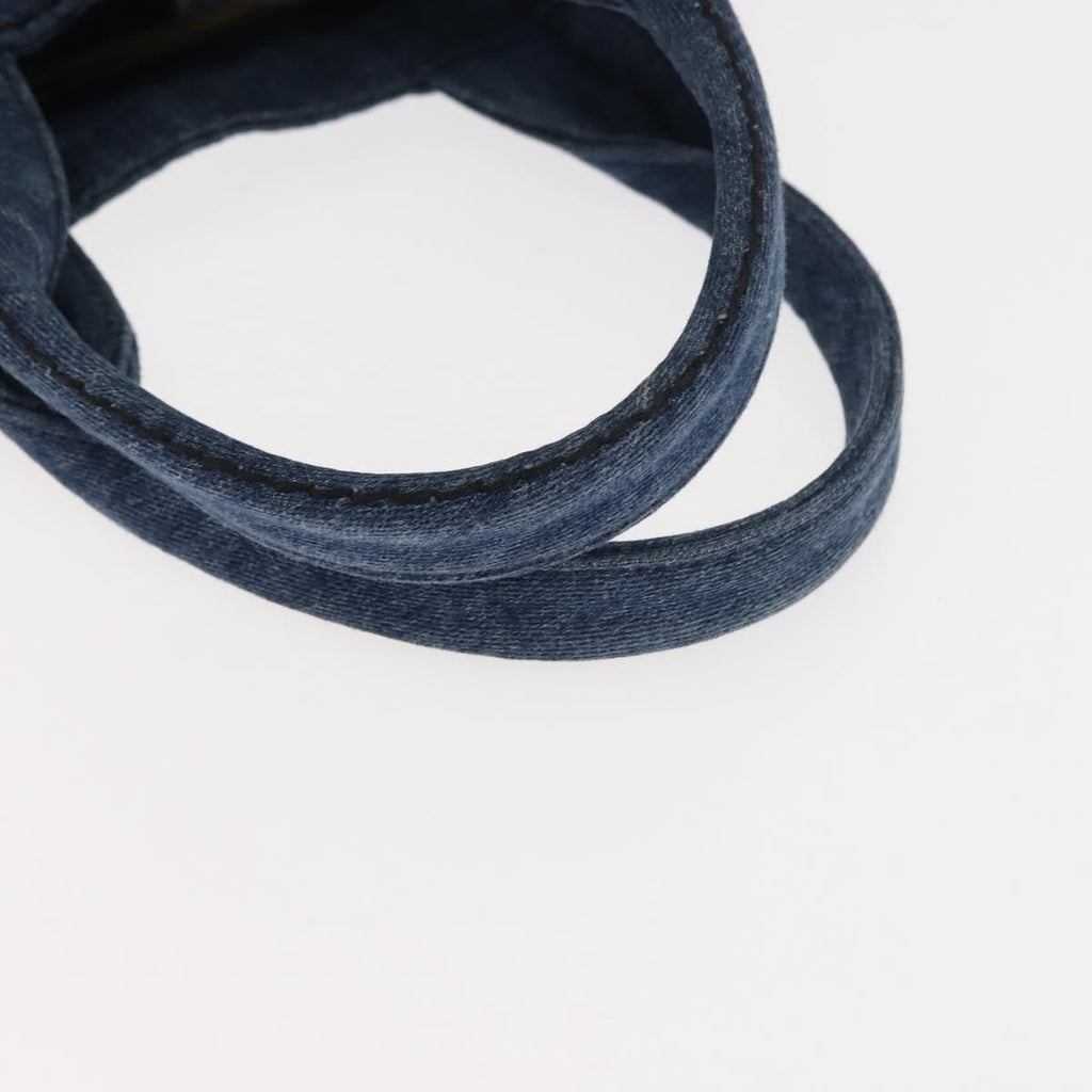 Prada Canapa Convertible Tote Denim Blue Denim_Jeans Bag