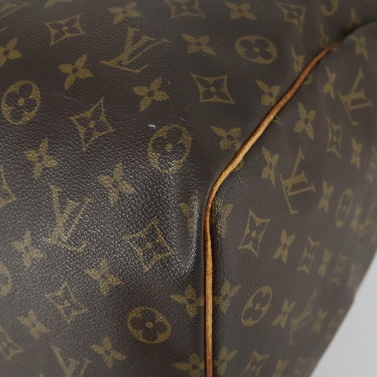 Louis Vuitton Keepall Bag Monogram Canvas Brown Canvas Travel Bag