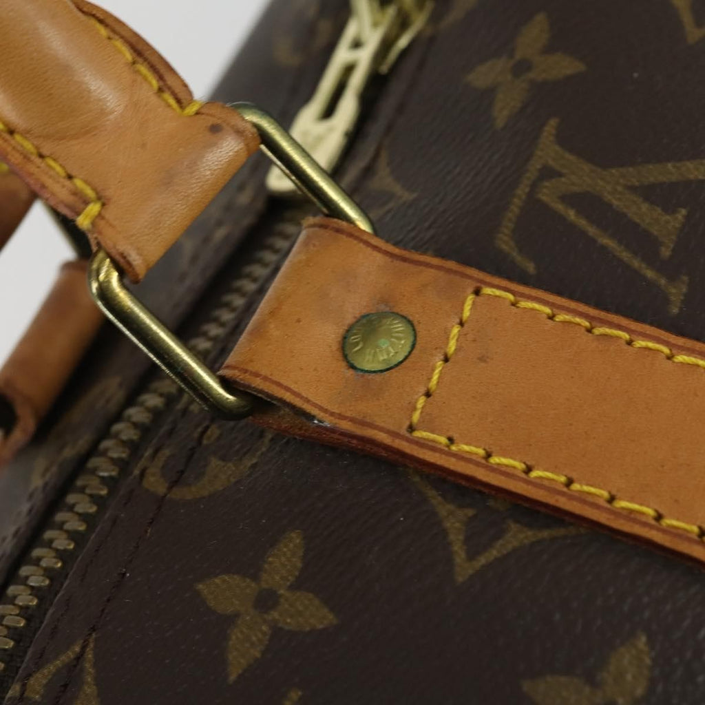 Louis Vuitton Keepall Bag Monogram Canvas Brown Canvas Travel Bag
