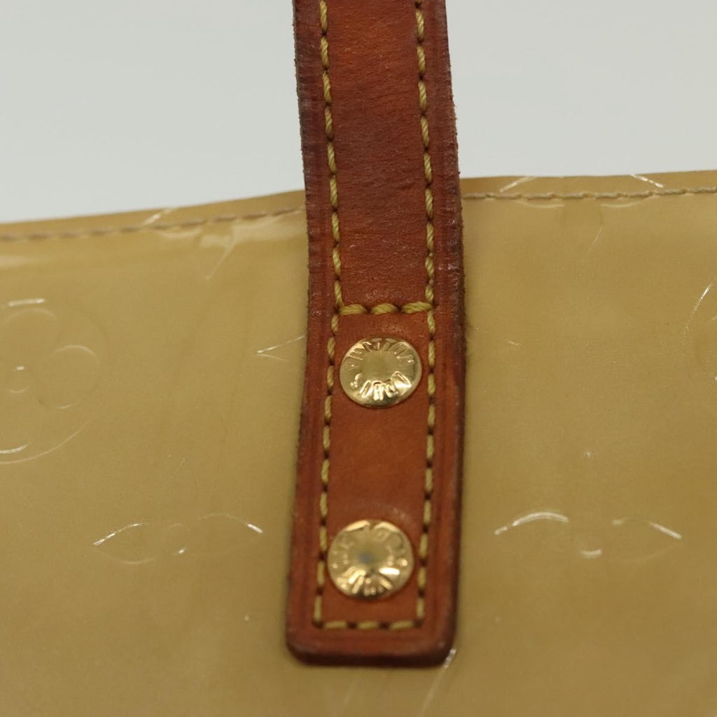 Louis Vuitton Reade Handbag Monogram Vernis Beige Patent_Leather Handbag