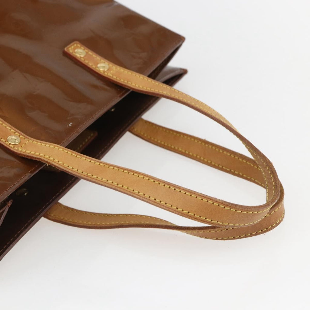Louis Vuitton Reade Handbag Monogram Vernis Brown Patent_Leather Handbag
