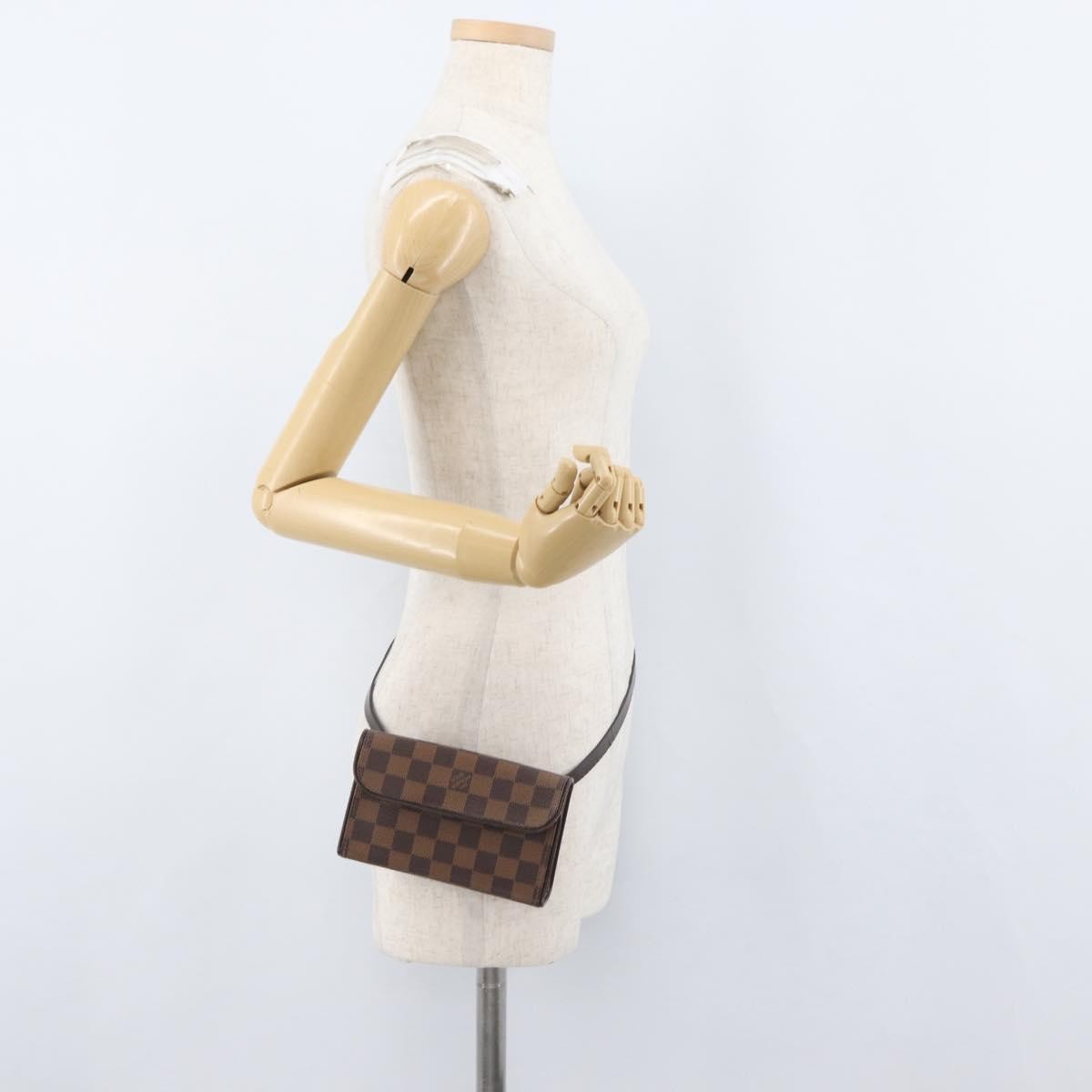 Louis Vuitton Florentine Waist Bag Monogram Canvas Brown Canvas Clutche & Pouche Bag