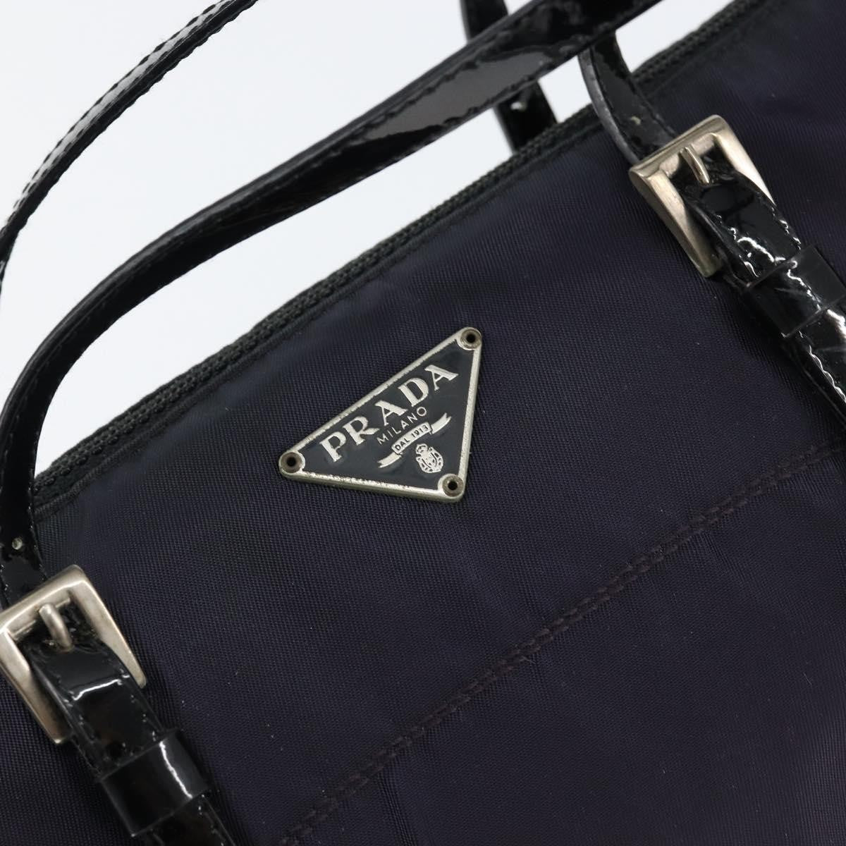 Prada Baguette Shoulder Bag Quilted Tessuto With Leather Purple Nylon Shoulder Bag Bag