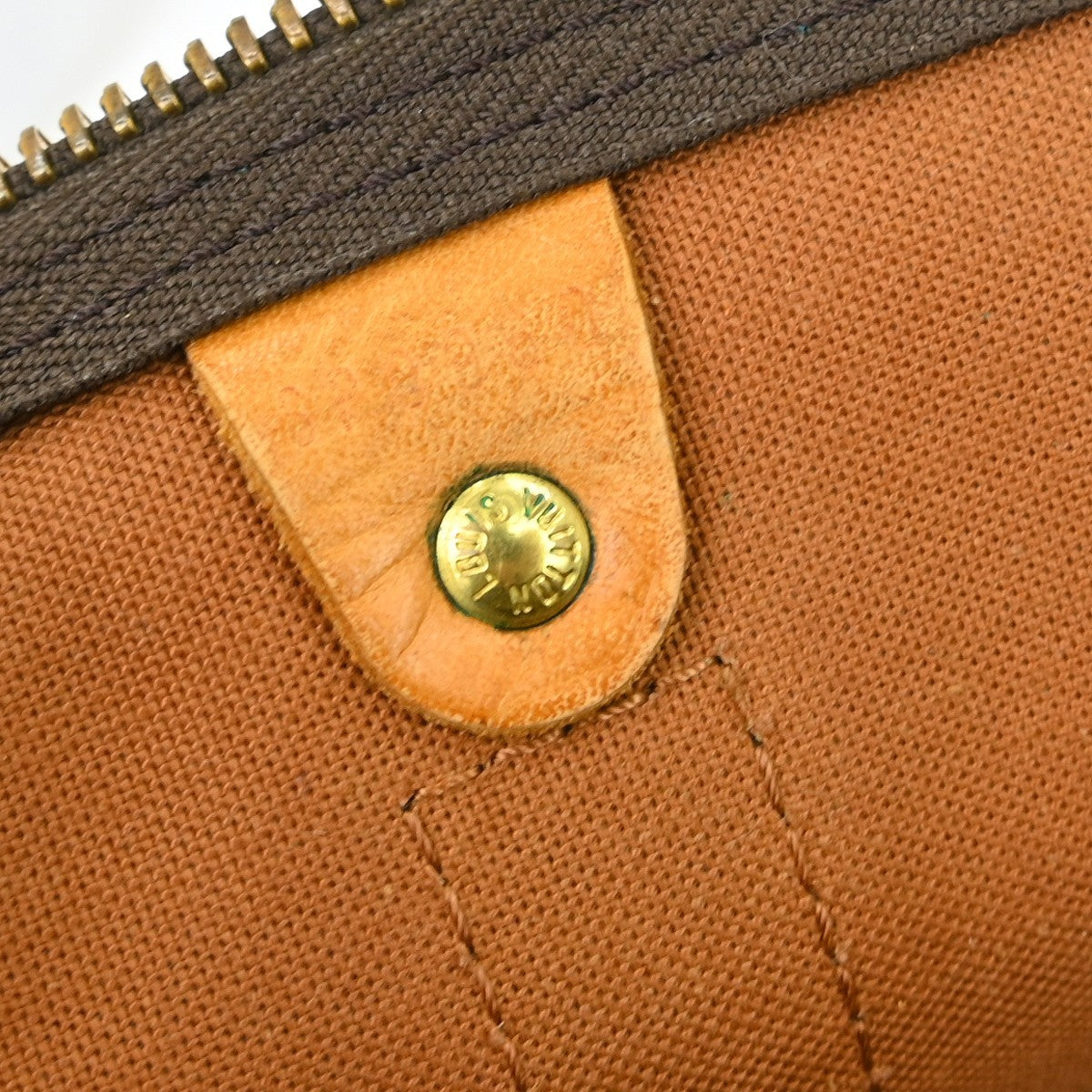Louis Vuitton Keepall Bag Monogram Canvas Brown Canvas Travel Bag
