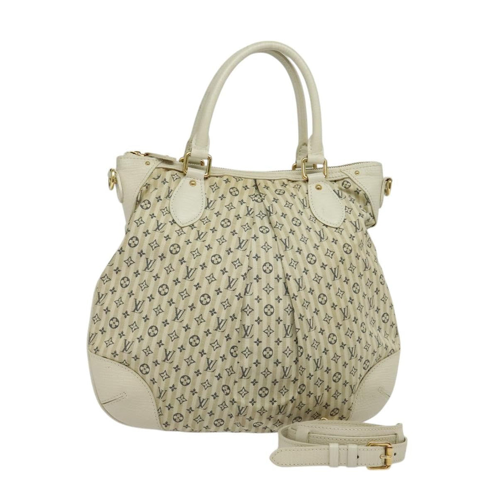 Louis Vuitton Marina Handbag Mini Lin Croisette Beige Canvas Handbag