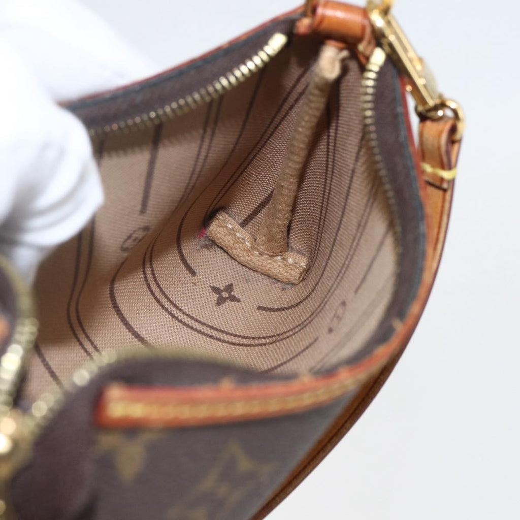 Louis Vuitton Delightful Pochette Monogram Canvas Brown Canvas Clutche & Pouche Bag