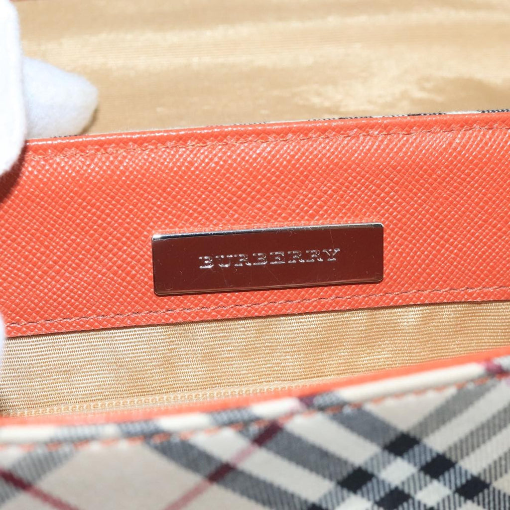 Burberry Nova Check Shoulder Bag Canvas And Leather Beige Canvas Shoulder Bag