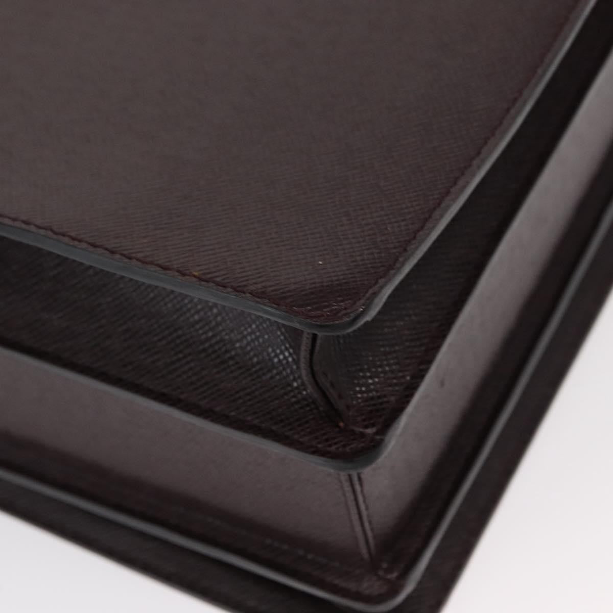 Louis Vuitton Pilot Briefcase Taiga Leather Brown Leather Briefcase Bag