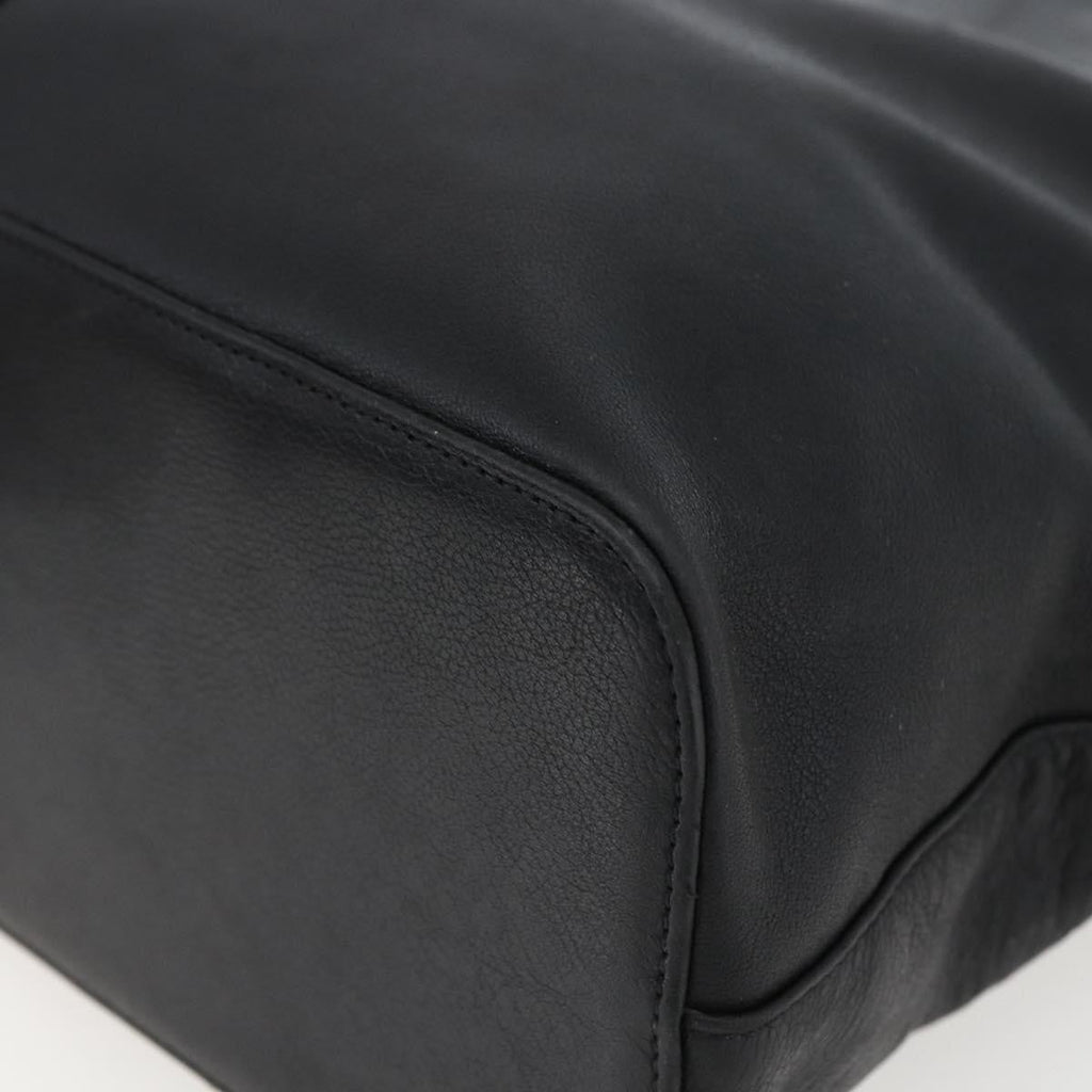 Burberry Vintage Tote Bag Leather Black Leather Tote Bag